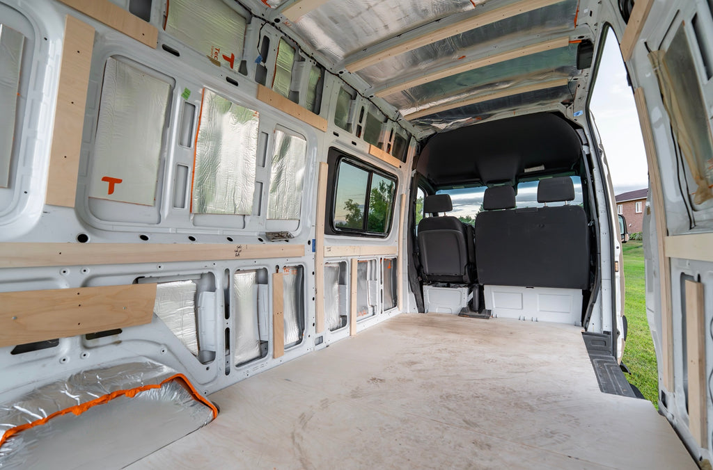 Precut sprinter floor