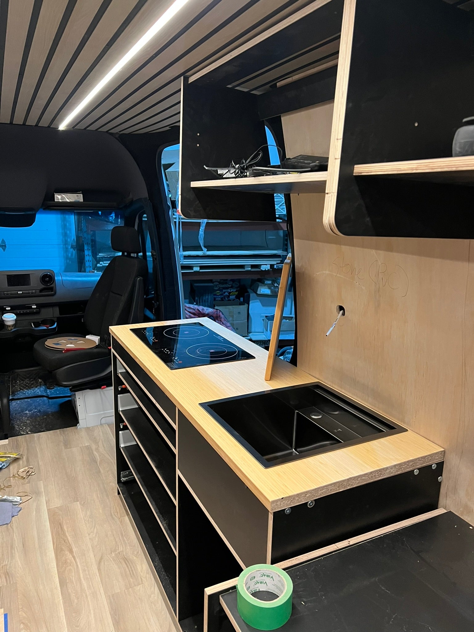 Camper Van Wood Ceiling Panel Kit