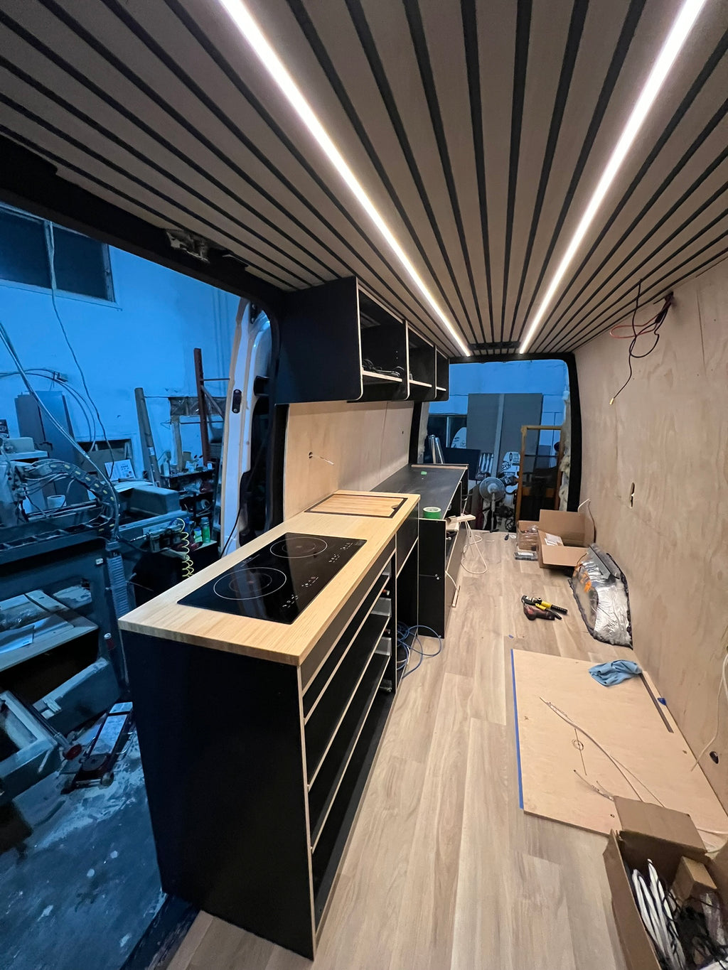 Camper Van Wood Ceiling Panel Kit